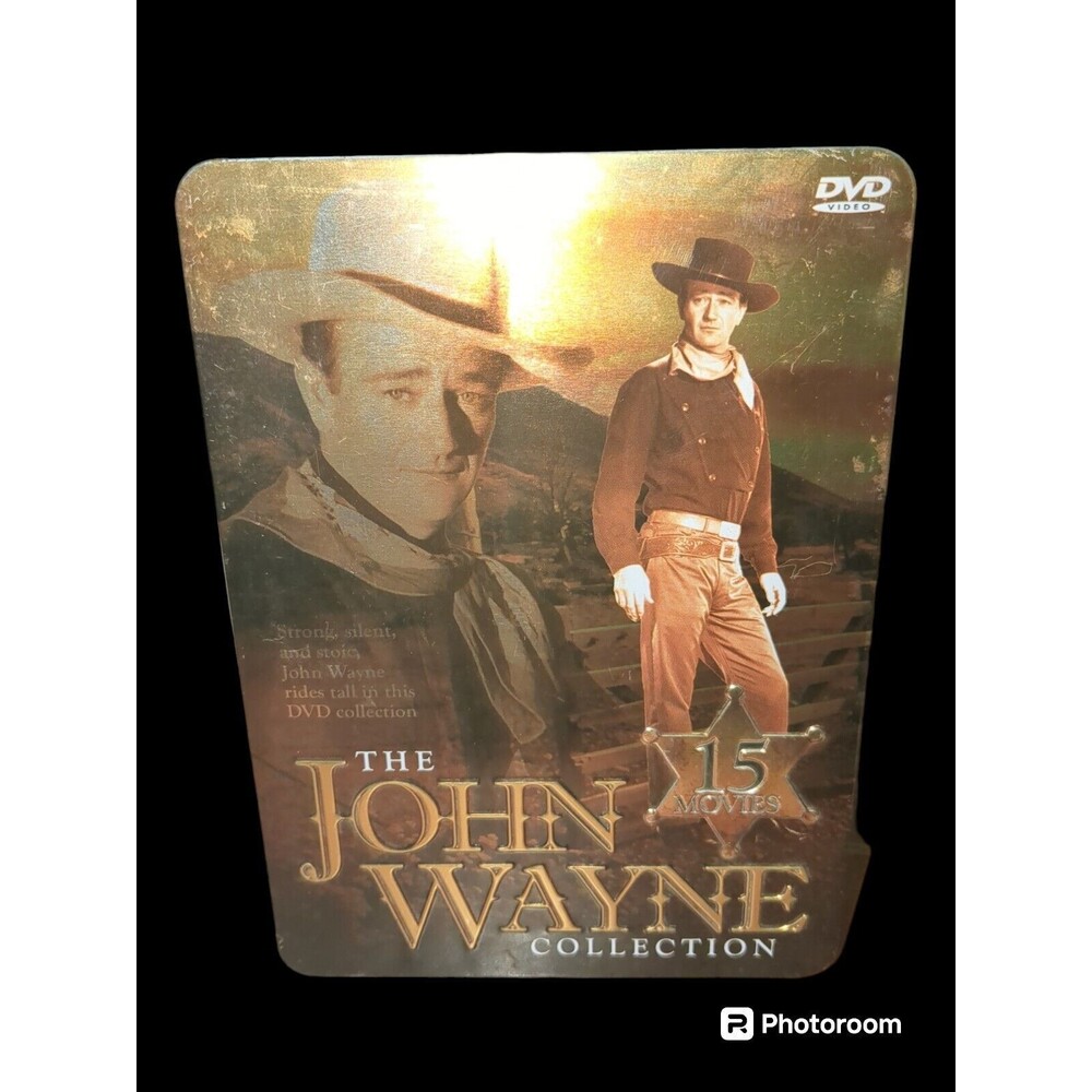 John Wayne Collection 15 Movies in Collectible Tin